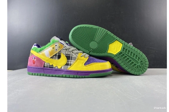 Purple Pro Yellow 318403-137 Nike Duck Low 0723